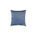 NOVILUNIO.IT  Cuscino Arredo Bifaccia 100% cotone Made in Italy Coralli Tre Pesci Mare d'Inverno / Bianco 40x40cm