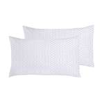 NOVILUNIO.IT  Set 2 federe coppia di federe bifaccia doubleface stampa digitale 100% cotone Made in Italy POIS