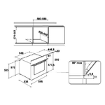 Hotpoint-3AF-534-H-IX-HA-71-L-5800-W-A-Acciaio-inossidabile