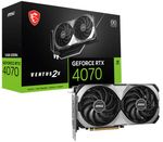 VGA-MSI-GeForce®-RTX-4070-12GB-Ventus-2X-E1-12G-OC