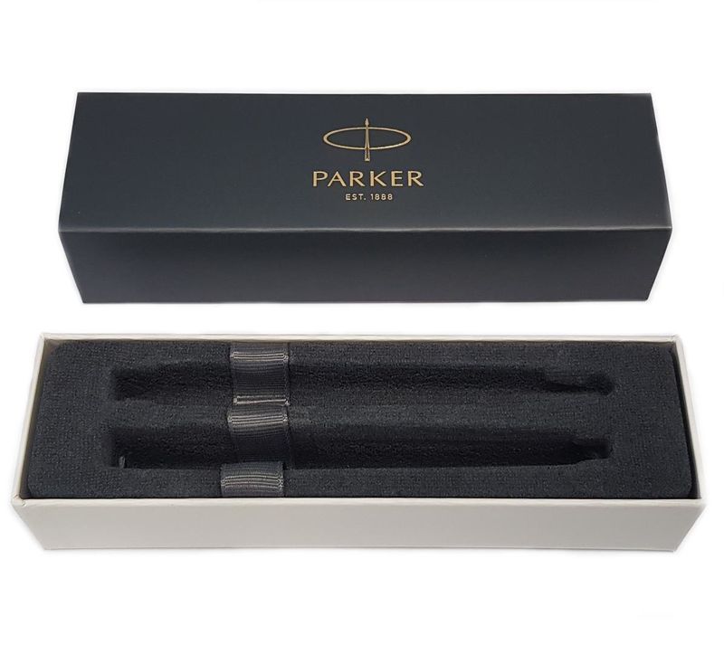 Parker-2093258-Set-di-penne-Nero-Argento-2-pezzo-i-