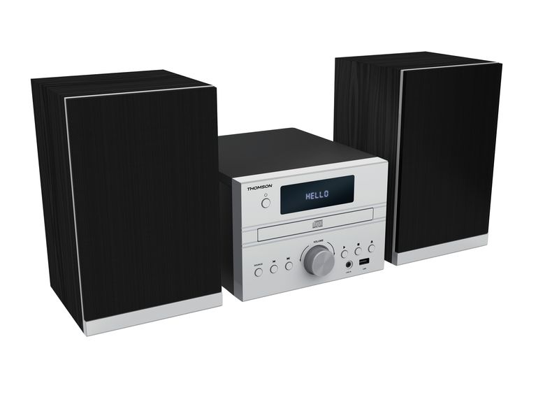 THOMSON-MICRO-SISTEMA-AUDIO-BT-CD-MP3-USB-GRIGIO-MIC122BT