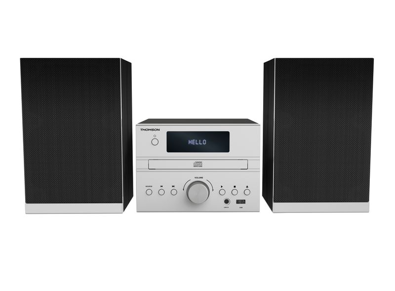 THOMSON-MICRO-SISTEMA-AUDIO-BT-CD-MP3-USB-GRIGIO-MIC122BT