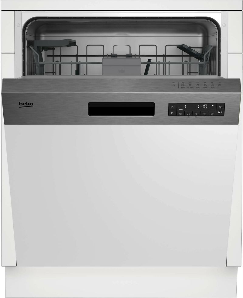 Beko-b300-Lavastoviglie-60cm-semi-integrata-con-cruscotto-Inox-Classe-D-45-dBA