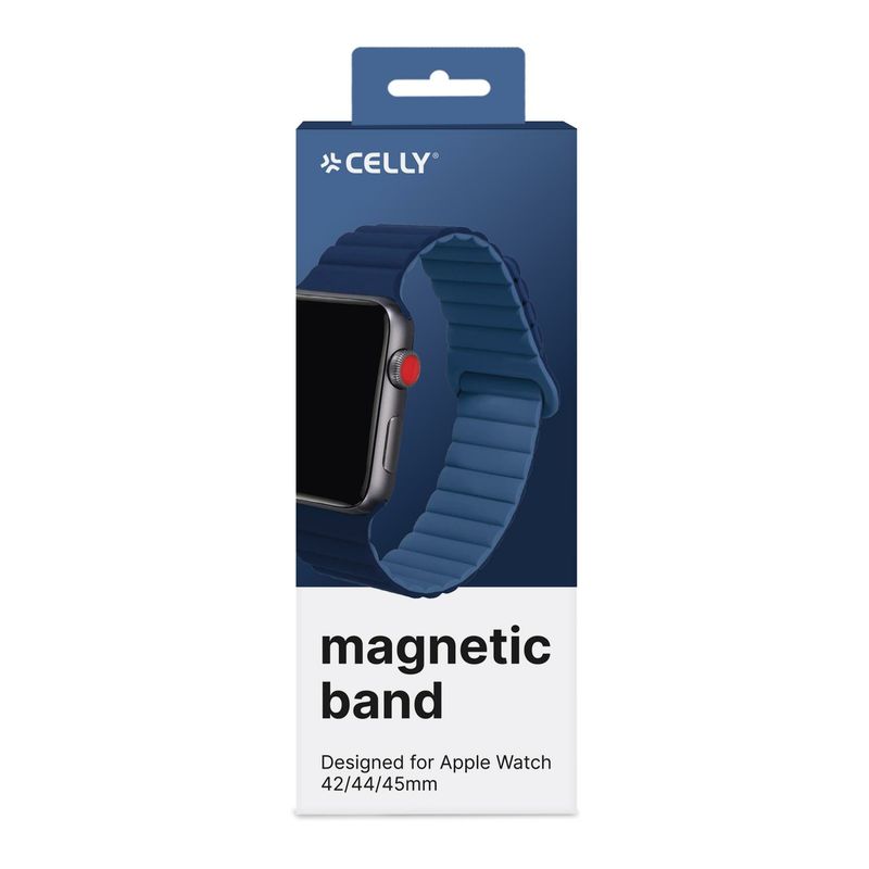 Celly-Watchband-42-44-45mm-Magenta-Nero