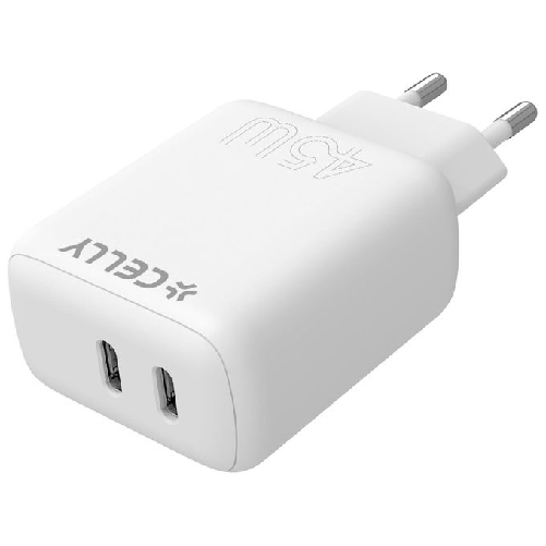 Celly-Travel-Charger-2-Usb-C-45W