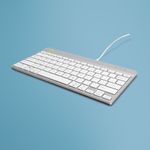 R-Go Tools Compact Break RGOCOUSWDWH tastiera USB QWERTY Inglese Bianco (Compact Break ergonomic - keyboard QWERTY [US],