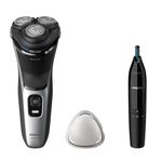 Philips Rasoio Elettrico  S3143/02 Ricaricabile 3 + Rifinitore Bundle