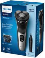 Philips-Shaver-3000-Series-S3143-02-Rasoio-elettrico-Wet--Dry