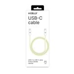 Celly-Cavo-Usb-C-a-Usb-C-1.5mt-Giallo-Cotton