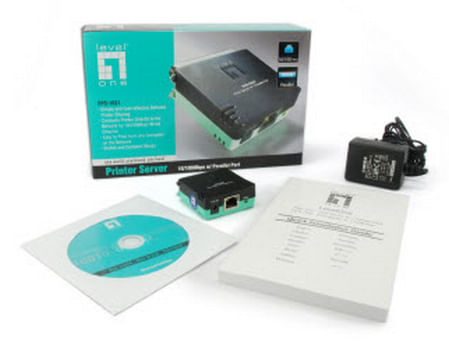 LevelOne-FPS-1031-server-di-stampa-LAN-Ethernet-Nero-Verde