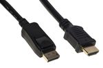 Cavo-Displayport-1.2---Hdmi<Sup>®<-Sup>-1.4--4Kx2K-30-Hz-Contatti-Dorati-Mt-1