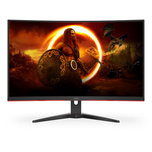 AOC-G2-C32G2ZE-BK-Monitor-PC-80-cm--31.5--1920-x-1080-Pixel-Full-HD-LED-Nero-Rosso