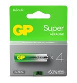 GP-Battery-Batteria-Super-Alcalina-15V-Stilo-AA---15A-2U4---LR6--Confezione-4-Pezzi-