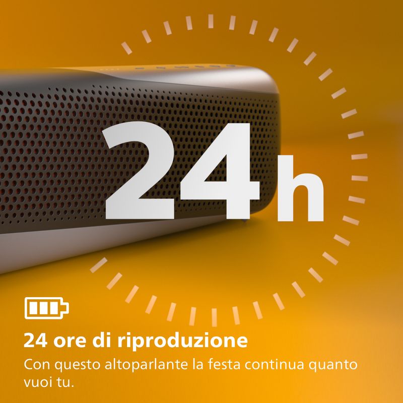 Philips-TAS7807B-Wireless-speaker-sport-Altoparlante-portatile-Bluetooth-Multipoint-IP67-Fino-a-24-ore--Nero-