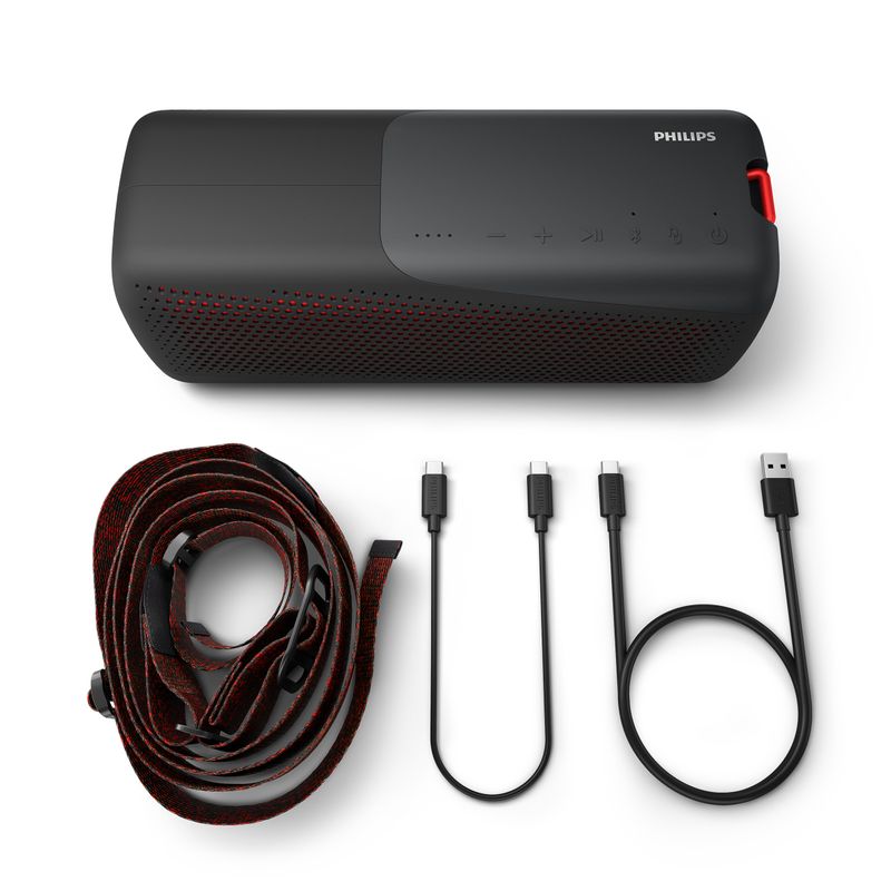 Philips-TAS7807B-Wireless-speaker-sport-Altoparlante-portatile-Bluetooth-Multipoint-IP67-Fino-a-24-ore--Nero-