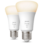 Philips Hue White 2 Lampadine Smart E27 60 W