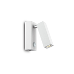 Applique Moderna Square Page Metallo Bianco Led 3W 3000K Luce Calda