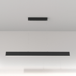 Lampadario A Sospensione Moderno Step Metallo Nero Luce Led Integrato 30W Fredda