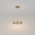 Lampadario A Sospensione Moderno Rim Alluminio Ottone Luce Led 25W