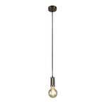 Sospensione Contemporanea Suspension Acciaio Adjustable 1 Luce E27