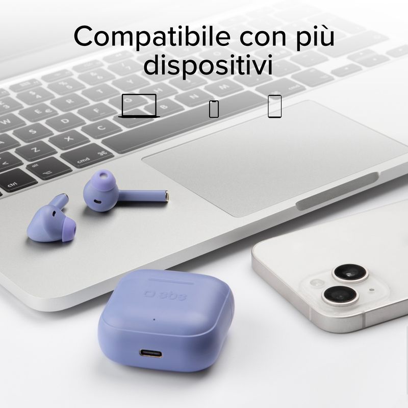 SBS-Beat-Free-Auricolare-True-Wireless-Stereo--TWS--In-ear-Chiamate-Musica-Sport-Tutti-i-giorni-Bluetooth-Ciano