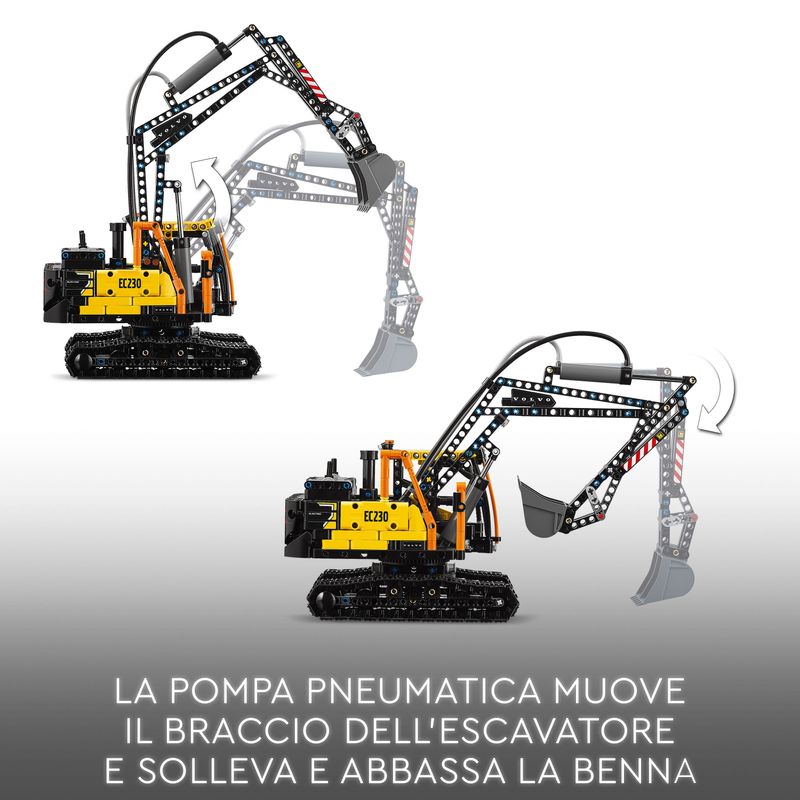 LEGO-Autocarro-Volvo-FMX-ed-Escavatore-elettrico-EC230