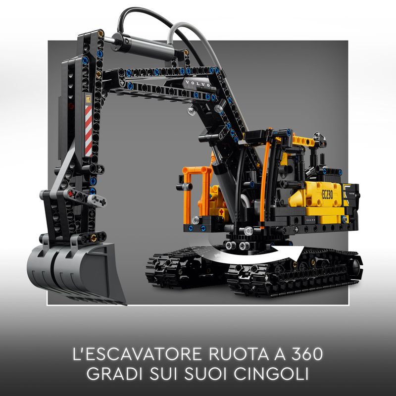 LEGO-Autocarro-Volvo-FMX-ed-Escavatore-elettrico-EC230