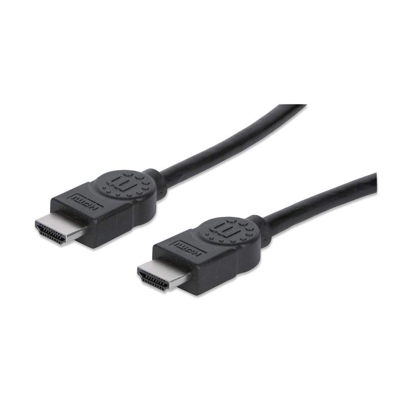 Manhattan-308816-cavo-HDMI-1-m-HDMI-tipo-A--Standard--Nero--HDMI-Cable-4K-30Hz--High-Speed--1m-Male-to-Male-Black-E