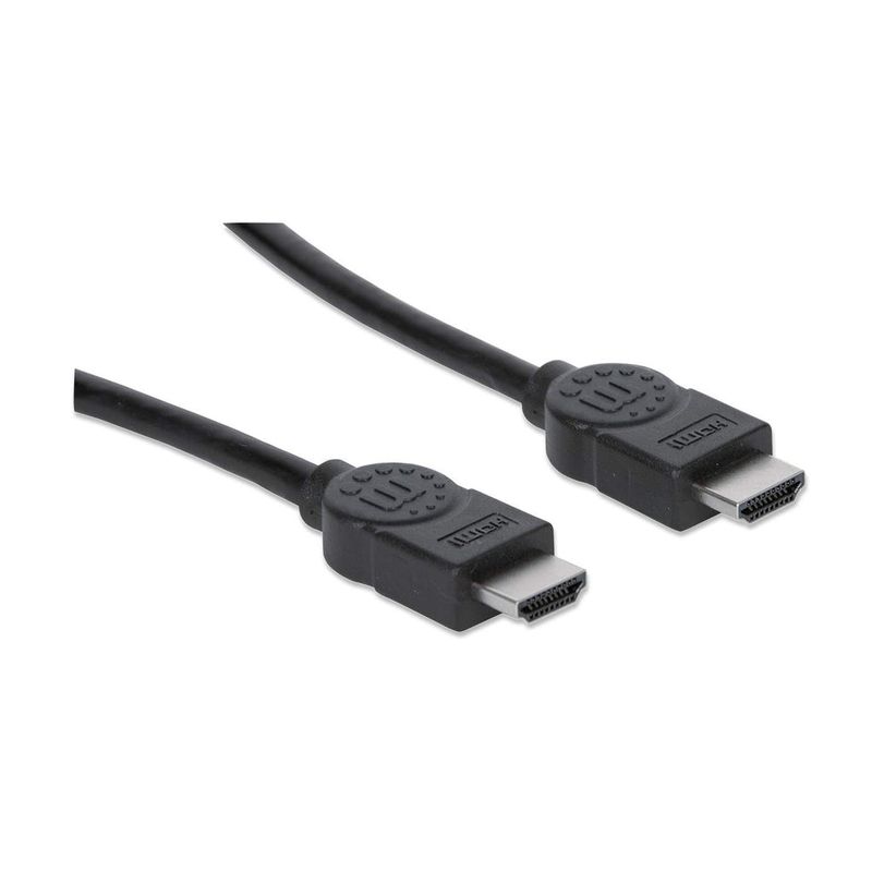 Manhattan-308816-cavo-HDMI-1-m-HDMI-tipo-A--Standard--Nero--HDMI-Cable-4K-30Hz--High-Speed--1m-Male-to-Male-Black-E