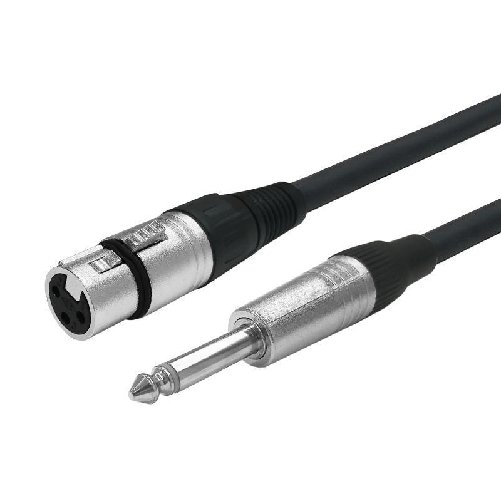 Vivolink-PROAUDXLRFJACK6-cavo-audio-6-m-XLR-6.35mm-Nero--XLR-F-to-Mono-Jack-6.35mm---Cable-6-meter---Warranty--144M-