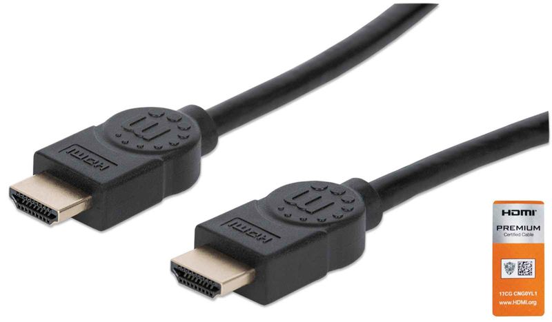 Manhattan-354837-cavo-HDMI-1-m-HDMI-tipo-A--Standard--Nero--HDMI-Cable-with-Ethernet-4K-60Hz--Premium-High-Speed--1m-