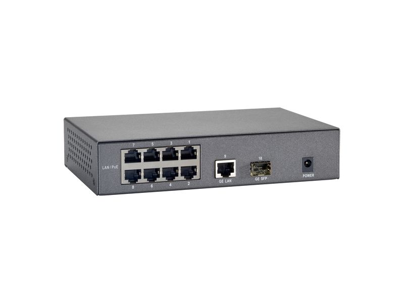 LevelOne-FGP-1000-switch-di-rete-Gigabit-Ethernet--10-100-1000--Supporto-Power-over-Ethernet--PoE--Nero-Grigio