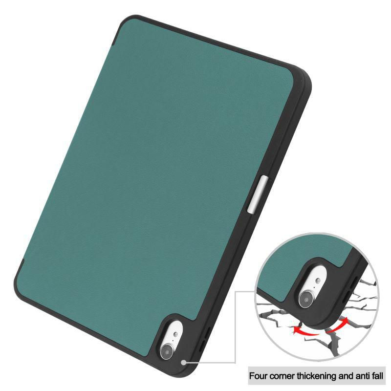 CoreParts-TABX-IP10-COVER25-custodia-per-tablet-277-cm--10.9--Custodia-flip-a-libro-Verde--Tri-fold-Caster-TPU-Cover---