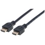 Manhattan 353939 cavo HDMI 2 m HDMI tipo A [Standard] Nero (HDMI Cable with Ethernet [CL3 rated, suitable for In-Wall us