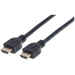 Manhattan 353953 cavo HDMI 5 m HDMI tipo A [Standard] Nero (HDMI CABLE ETHERNET 5M 4K/60HZ - -CL3/IN/WALL MALE/MALE BLAC