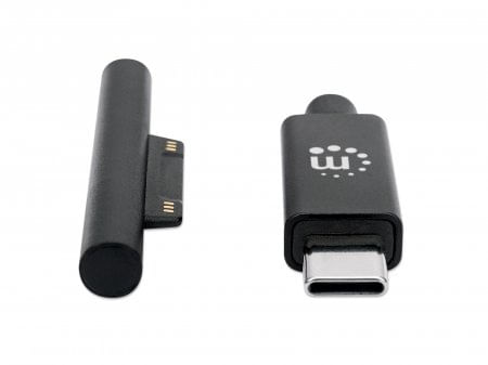 Manhattan-353632-cavo-USB-18-m-USB-C-Surface-Connect-Nero--SURFACE-CONNECT-TO-USB-C-CABLE---1.8M-MALE-MALE-15V-3A-BLACK