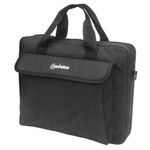 Manhattan 439893 borsa per laptop 35,8 cm [14.1] Borsa da corriere Nero (London Laptop Bag 14.1, Top Loader, Black, LOW