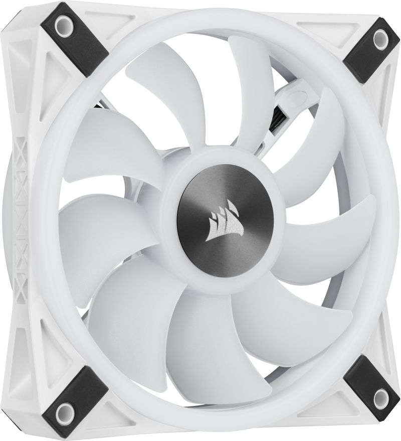 Corsair-iCUE-QL120-Case-per-computer-Ventilatore-12-cm-Bianco--Corsair-iCUE-QL120-White-with-Addressable-RGB-PWM-Fan--12