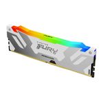 Kingston Technology FURY 16GB 7600MT/s DDR5 CL38 DIMM Renegade RGB White XMP (16GB DDR5-7600MT/S CL38 DIMM - FURY RENEGA