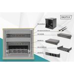 Digitus 10 inch network bundle -  incl. 6U cabinet -  black shelf -  PDU -  8-port switch -  CAT 6 patch panel