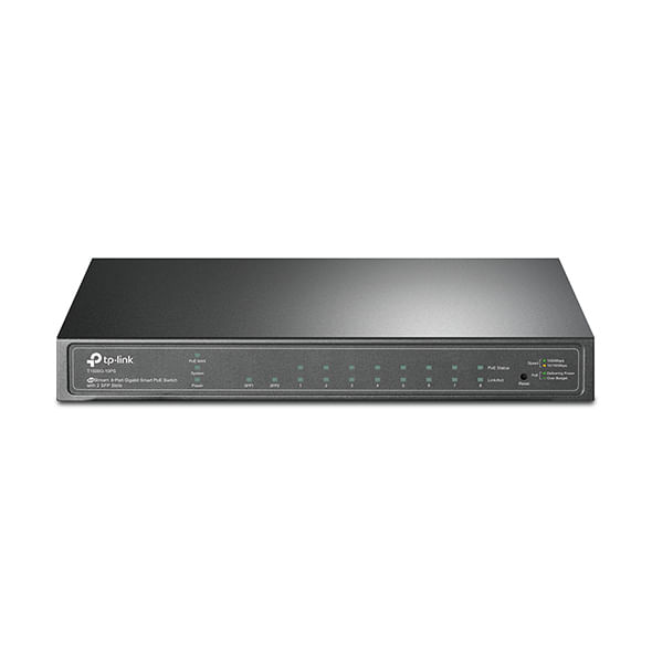 TP-Link-T1500G-10PS-TL-SG2210P--Gestito-L2-Gigabit-Ethernet--10-100-1000--Supporto-Power-over-Ethernet--PoE--Nero