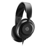 Steelseries Arctis Nova 1 Auricolare Cablato A Padiglione Giocare Nero (SteelSeries Arctis Nova 1 Wired On-ear Stereo Ga