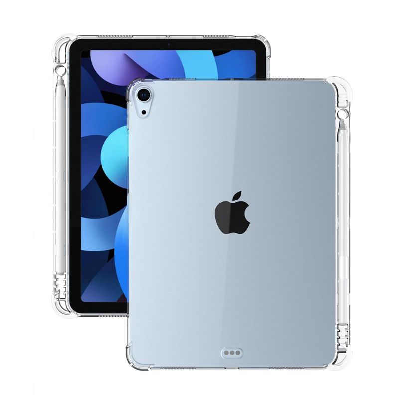 eSTUFF-MEMPHIS-277-cm--10.9--Cover-Trasparente--MEMPHIS-Shockproof-backcover---for-iPad-Air-5-Air-4.-Clear.---Soft-TPU.