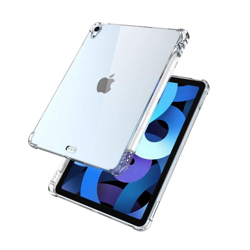 eSTUFF-MEMPHIS-277-cm--10.9--Cover-Trasparente--MEMPHIS-Shockproof-backcover---for-iPad-Air-5-Air-4.-Clear.---Soft-TPU.