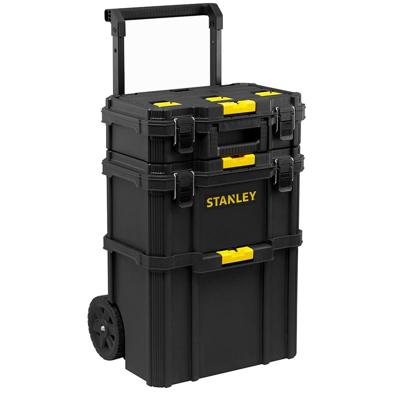 Stanley-STST83319-1-valigetta-porta-attrezzi-Custodia-trolley-Nero-Giallo