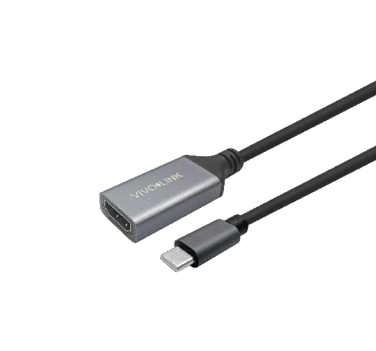 Vivolink-PROUSBCHDMIMF1-cavo-e-adattatore-video-1-m-USB-C-HDMI-Nero--USB-C-to-HDMI-female-Cable-1m---Black-.---Warranty-