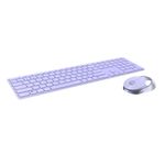 RAPOO 9850M Deskset-Purple (set desktop multimodus ultra-laches wireless con funzioni estese, de-layout)