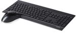 Rapoo-8900P-tastiera-Mouse-incluso-RF-Wireless-QWERTZ-Tedesco-Nero