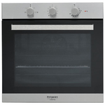 Hotpoint-FA3-530-H-IX-HA-66-L-3600-W-A-Nero-Acciaio-inossidabile